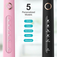 Fairywill elektryczna szczoteczka ultradźwiękowa FW-507 USB Charge akumulator dorosły wodoodporny elektroniczny ząb 8 szczotek końcówki zamienne 3